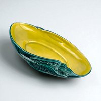 Vintage Red Wing Pottery Console Bowl: 'Bird of Paradise' B2014 Serving Dish