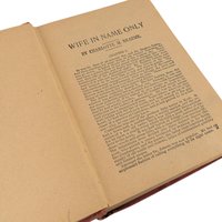 Antique 19th Century Novel: Wife in Name Only by Bertha M. Clay