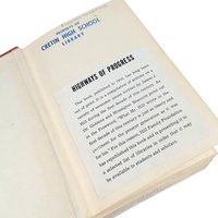 Vintage 1962 'Highways of Progress' Book: James J Hill Railroad Transportation History