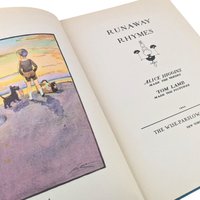 1931 Runaway Rhymes: Vintage Illustrated Children's Poetry Book