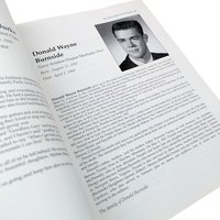 Signed Vietnam War History Book: "The Faces Behind the Names" by Don Ward
