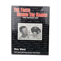 Signed Vietnam War History Book: "The Faces Behind the Names" by Don Ward