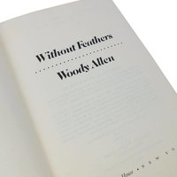 Signed Woody Allen "Without Feathers" Hardcover Book: 1975 Comedy Collectible