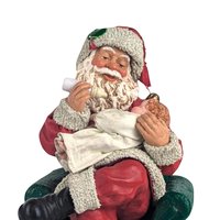 Vintage Clothique Possible Dreams Santa Feeding Baby Musical Figure, Collectible Santa, Holiday Decor, Christmas Gift, Musical Santa