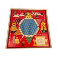 Vintage Whitman Chinese Checkers Game, Classic Board Game, Family Game Night, Strategy Game, Collectible Game, Missing One Marble