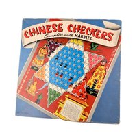 Vintage Whitman Chinese Checkers Game, Classic Board Game, Family Game Night, Strategy Game, Collectible Game, Missing One Marble
