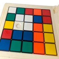 Vintage 1982 Rubik's Race Game: Ideal Toy Co. 2-Player Puzzle Challenge