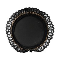 Vintage Embroidery Hoop Wall Hanging: Horse & Carriage Lace Decor