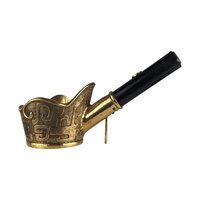 Vintage Chinese Brass Silk Iron: Collectible Decor