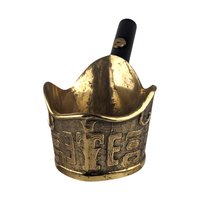 Vintage Chinese Brass Silk Iron: Collectible Decor