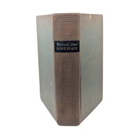 Vintage 1931 Nine Plays Hardcover: Bernard Shaw Dodd Mead Theatre Collection