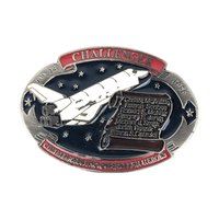 Vintage Space Shuttle Challenger Brass Belt Buckle | NASA Memorabilia | Space Shuttle Collectible | 1986