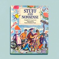 1989 Stuff and Nonsense, Laura Cecil, Children's Book, Illustrated, Vintage Hardcover, Gift for Kids, Bedtime Stories, Nursery Decor