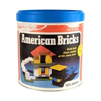 Vintage 1976 Playskool American Bricks | Building Blocks | Classic Construction Toy | Retro Toy
