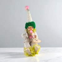 Vintage Musical Clown, Shelf Sitter, Marianne's Musical Menagerie, Karousel Kuston, Clown Decor, Collectible Clown