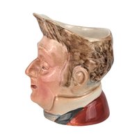 Vintage Beswick Mr. Pecksniff Toby Mug, Ceramic Character Jug, Dickens Collectible, Gift for Collector, 3.5 Inches