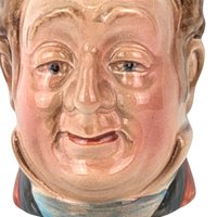Vintage Beswick Mr. Pecksniff Toby Mug, Ceramic Character Jug, Dickens Collectible, Gift for Collector, 3.5 Inches