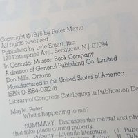 1975 Where Did I Come From and What's Happening to Me by Peter Mayle, Softcover, Set of 2, Children's Sex Education, Puberty Books, Vintage