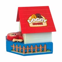 Vintage Everlast Plastic Doggy House Bank, Coin Savings Bank, Puppy Gift, Children's Room Decor, Collectible Toy Bank