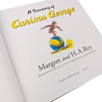 Vintage 2004 Curious George Treasury Hardcover 8 Stories Margret H.A. Rey Illustrated Children's Book Gift for Kids