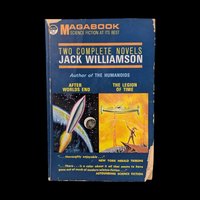 Vintage Sci-Fi Book Lot, Dystopian Classic We, Jack Williamson, Michael Moorcock, Instant Library, Bookshelf Decor Gift