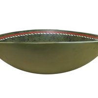 Hand Painted Wooden Bowl, Decorative Bowl, Floral Design, Art Bowl, Centerpiece Bowl, Serving Bowl, Wooden Decor