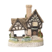 1993 David Winter The Church & Vestry Cottage, Collectible English Village, Miniature House, Gift for Collectors