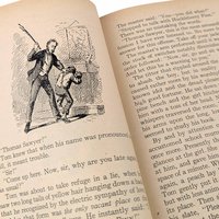 Vintage Tom Sawyer Book, Samuel Clemens Abridged Edition, Classic Children's Literature, Gift for Book Lovers