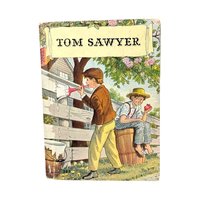 Vintage Tom Sawyer Book, Samuel Clemens Abridged Edition, Classic Children's Literature, Gift for Book Lovers