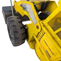 Vintage Yellow Tonka Turbo Diesel Front End Loader Toy, Classic Construction Vehicle, Collector Display, Kids Pretend Play