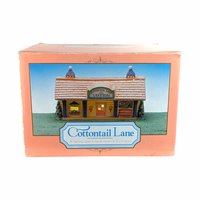 Vintage Midwest Cottontail Lane Station Lighted House | Easter Village Decor | Spring Decor | Ceramic House