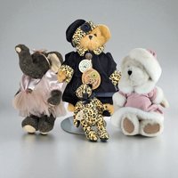 Vintage Boyds Bears Plush Collection, Collectible Boyds Bears, Bailey, Elephant, Pink Dress Bear, Gift for Bear Lovers