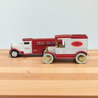 Vintage Hardware Store Diecast Banks - True Value - Our Own - Ford & Diamond T Trucks