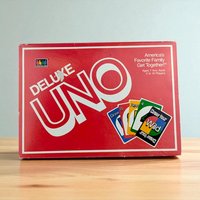 Vintage 1989 Deluxe UNO Card Game: Complete Family Game Night Fun