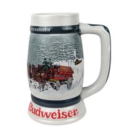 Vintage Budweiser Clydesdales 50th Anniversary Stein: Anheuser Busch Collectible