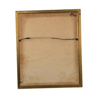 Vintage Warner Sallman "Head of Christ" Print: Kriebel & Bates Lithograph