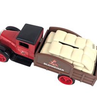 Vintage Anheuser-Busch Diecast Banks - ERTL Kenworth & Hawkeye Trucks - With Boxes