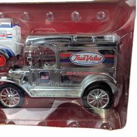 Vintage True Value Diecast Trucks - ERTL Model T Bank Set & Graham Bros. Truck - With Boxes