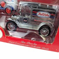 Vintage True Value Diecast Trucks - ERTL Model T Bank Set & Graham Bros. Truck - With Boxes