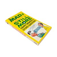 Mad Magazine, Al Jaffee, Snappy Answers to Stupid Questions, Humor Book, 1988, Paperback Book, Collectible Book, Gag Gift, Stocking Stuffer