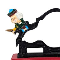Vintage Cast Iron Nutcracker, Christmas Decor, Figural Nutcracker, Holiday Kitchen Tool, Unique Gift