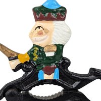 Vintage Cast Iron Nutcracker, Christmas Decor, Figural Nutcracker, Holiday Kitchen Tool, Unique Gift