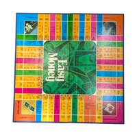 1974 Milton Bradley Easy Money Game, Vintage Board Game, Complete, Family Game Night, Collectible Board Game