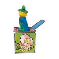 1971 Mattel Mother Goose Jack-in-the-Box, Vintage Toy, Working Musical Toy, Nursery Decor, Collectible Toy