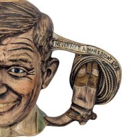 1978 Will Rogers Ceramic Mug, "Never Met A Man I Didn't Like", Vintage Character Mug, Americana Decor
