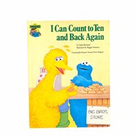 Vintage Sesame Street Book, 1980s Hardcover, Choose Your Title, Jim Henson, Kids Book, Nursery Decor