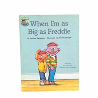 Vintage Sesame Street Book, 1980s Hardcover, Choose Your Title, Jim Henson, Kids Book, Nursery Decor