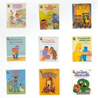 Vintage Sesame Street Book, 1980s Hardcover, Choose Your Title, Jim Henson, Kids Book, Nursery Decor