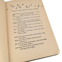 1920 James Whitcomb Riley Best Loved Poems Book, Antique Illustrated Poetry, Literary Gift