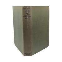 1920 James Whitcomb Riley Best Loved Poems Book, Antique Illustrated Poetry, Literary Gift